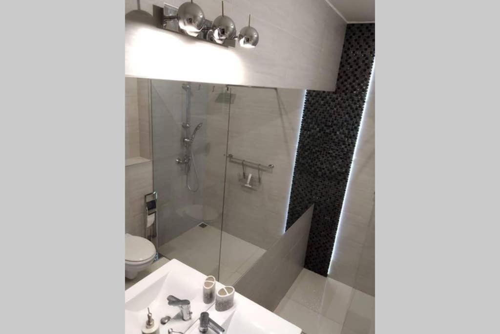 פרוז'קוב Sunny Penthouse With Roof Gardens Overlooking The Warsaw Palace Of Culture מראה חיצוני תמונה