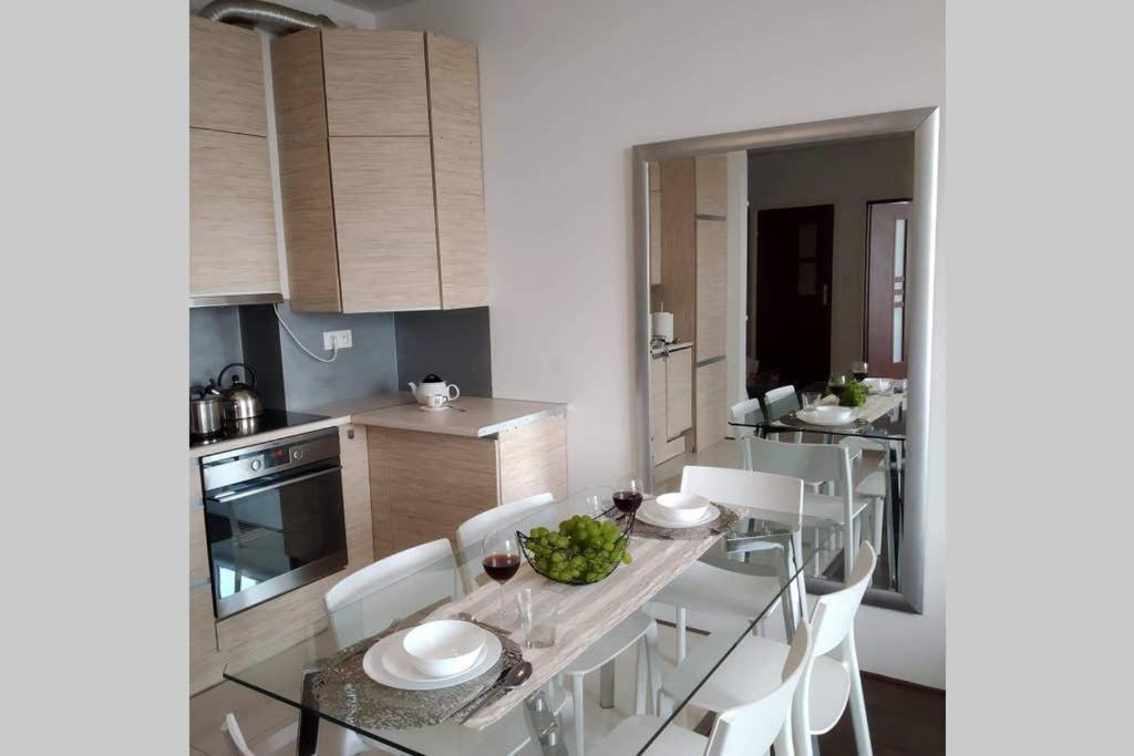 פרוז'קוב Sunny Penthouse With Roof Gardens Overlooking The Warsaw Palace Of Culture מראה חיצוני תמונה